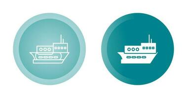 icône de vecteur de navire de livraison