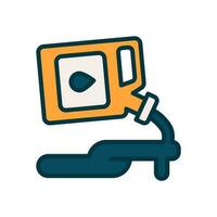 pétrole répandre icône pour votre site Internet, mobile, présentation, et logo conception. vecteur