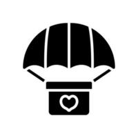 parachute icône pour votre site Internet, mobile, présentation, et logo conception. vecteur