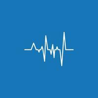 cœur battre logo ou impulsion ligne logo pour médical médicament avec moderne vecteur illustration concept
