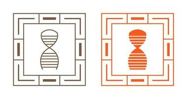 icône de vecteur de structure adn