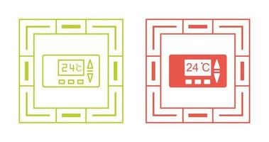 icône de vecteur de thermostat