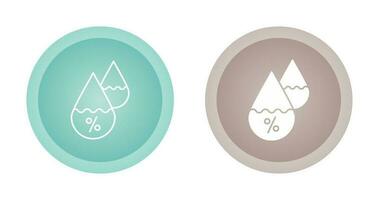 icône de vecteur d'humidité