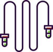 conception d'icône de vecteur de corde à sauter