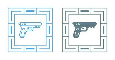 icône de vecteur de pistolet