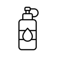 l'eau bouteille icône vecteur conception modèle Facile et moderne