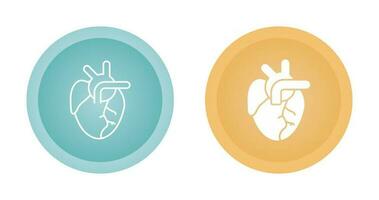 icône de vecteur de coeur médical