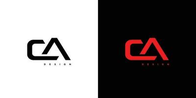 moderne et fort lettre Californie initiales logo conception vecteur