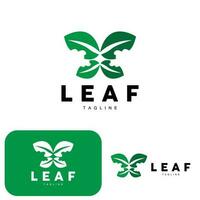 vert feuille logo, écologie Naturel plante vecteur, la nature conception, illustration modèle icône vecteur