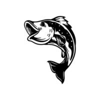 conception d & # 39; illustration vectorielle silhouette de poisson vecteur