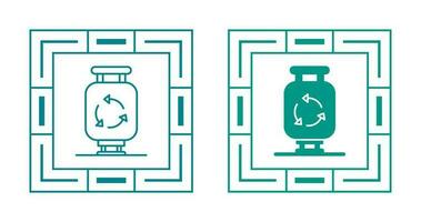 icône de vecteur de bouteille de gaz