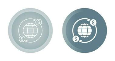 icône de vecteur d'échange d'argent
