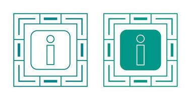icône de vecteur d'informations