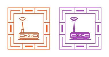 icône de vecteur de routeur wifi