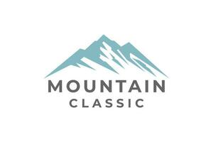 Montagne logo, Facile vecteur logo dans une moderne style.