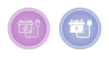 icône de vecteur de chargeur de batterie