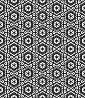 motif abstrait sans couture noir et blanc. arrière-plan et toile de fond. conception ornementale en niveaux de gris. vecteur