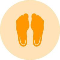 icône de vecteur de pieds
