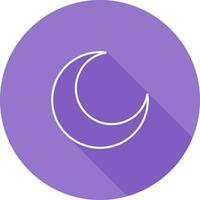icône de vecteur demi-lune