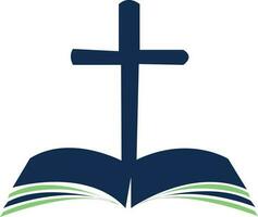 logo croix biblique vecteur