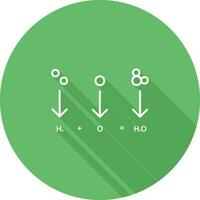 icône de vecteur de formule chimique