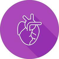 icône de vecteur de coeur médical