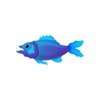 illustration de logo de style dégradé coloré saumon vecteur