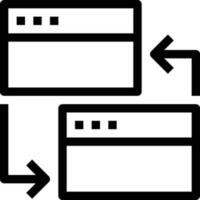 illustration vectorielle de page Web sur un fond. symboles de qualité premium. icônes vectorielles pour le concept et la conception graphique. vecteur