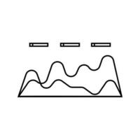 analytique icône vecteur ensemble. une analyse illustration signe collection. programme symbole.