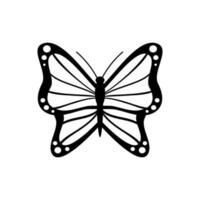 papillon vecteur icône. insecte illustration signe. papillon de nuit symbole.