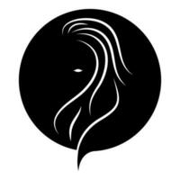 cheveux logo vecteur illustration