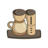 café machine pour café conception illustration vecteur