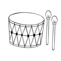 Suisse tambouriner, percussion musical instrument vecteur illustration