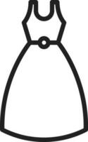 cocktail robe icône vecteur image. adapté pour mobile applications, la toile applications et impression médias.