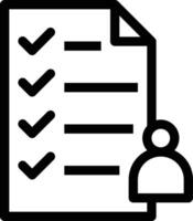 illustration vectorielle de la liste de contrôle sur un arrière-plan.symboles de qualité premium.icônes vectorielles pour le concept et la conception graphique. vecteur