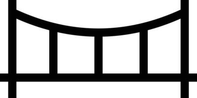 illustration vectorielle de pont sur un fond. symboles de qualité premium. icônes vectorielles pour le concept et la conception graphique. vecteur