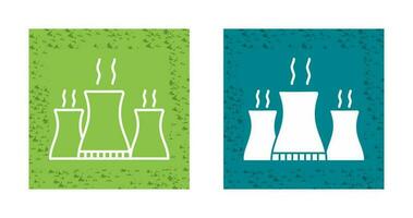 icône de vecteur de centrale nucléaire