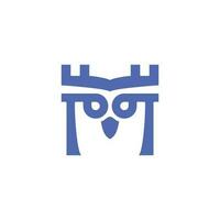hibou logo et symbole animal Stock vecteur illustration