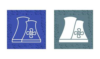 icône de vecteur de centrale nucléaire