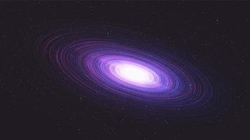 fond de galaxie moderne avec univers en spirale de la voie lactée et concept étoilé vecteur