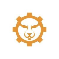 animal Lion équipement Créatif logo vecteur