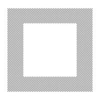 géométrique adoré rectangle géométrique Cadre vecteur