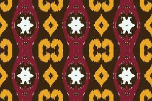 africain ikat floral paisley broderie Contexte. géométrique ethnique Oriental modèle traditionnel. ikat aztèque style abstrait vecteur illustration. conception pour impression texture, tissu, sari, sari, tapis.