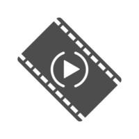 vidéo jouer icône logo conception vecteur