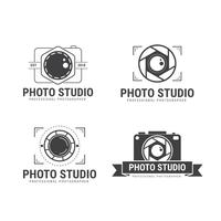 Collection de logos vectoriels de photographe vecteur
