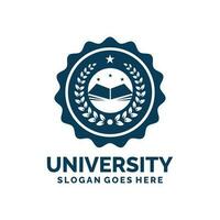 Université logo conception vecteur illustration