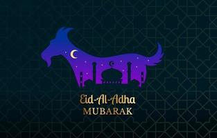 joyeux eid al adha vecteur