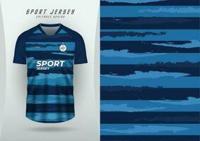 Contexte pour des sports Jersey football Jersey fonctionnement Jersey courses Jersey bleu blanc modèle vecteur