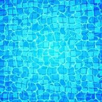 nager bassin bas caustiques ondulation et couler avec vagues Contexte. sans couture bleu ondulations modèle. vecteur illustration