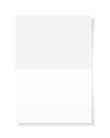 Vide a4 feuille de blanc papier avec ombre, modèle pour votre conception. ensemble. vecteur illustration
